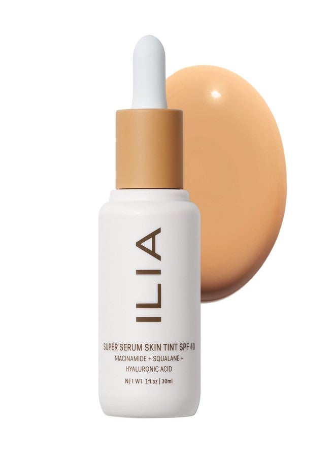 ILIA - Super Serum Skin Tint SPF 40 | Non-Comedogenic, Vegan, Lightweight to Help Against Blue Light, + Pollution while Hydrating, Smoothing, + Refining (Baikal ST9.5, 1 fl oz | 30 ml) - Image 1